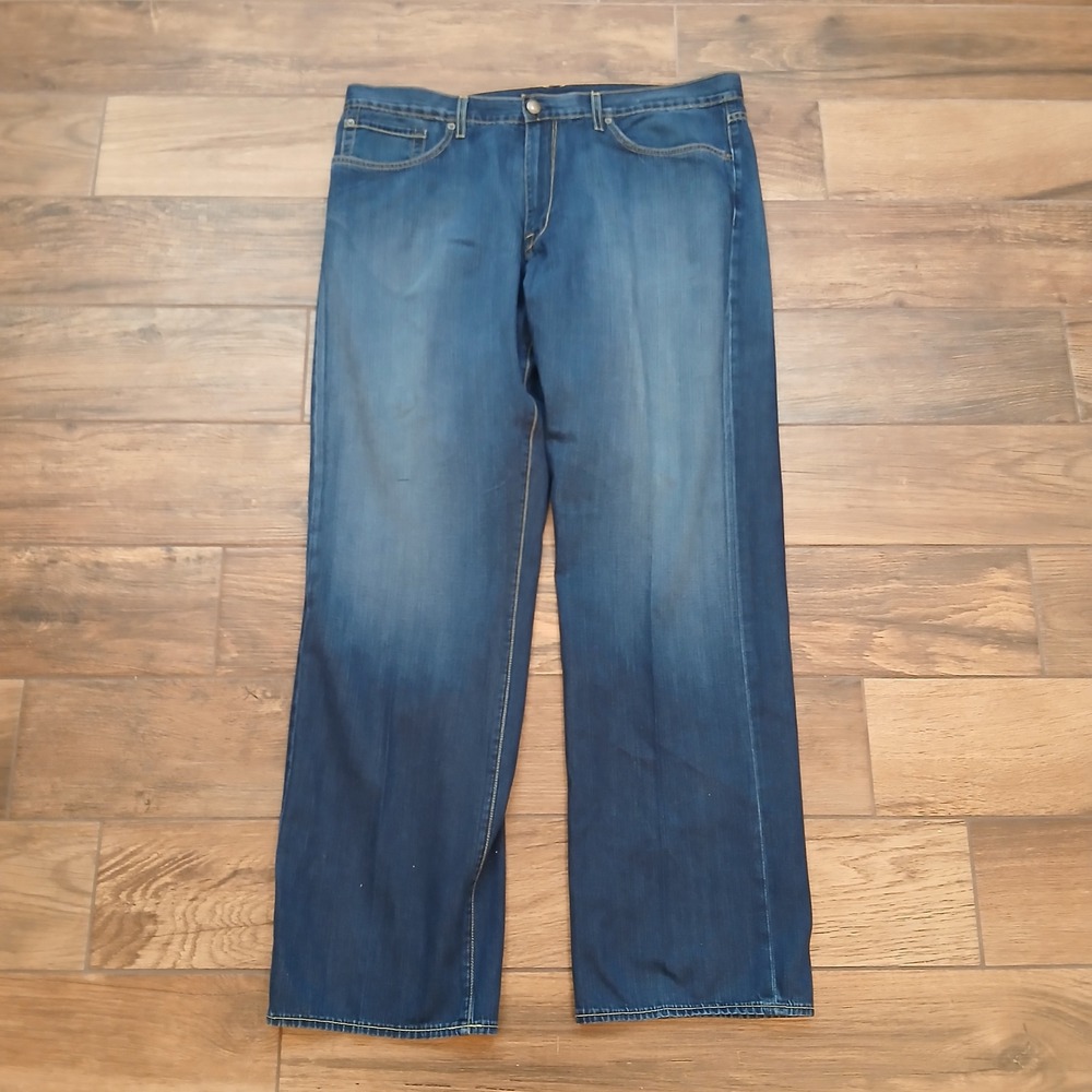 Agave Jeans Mens 40x33 Blue Denim‎ Fade Straight Waterman Handcrafted In USA